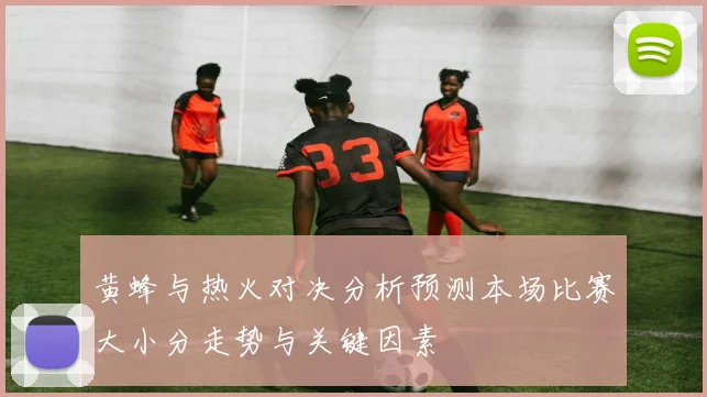 黄蜂与热火对决分析预测本场比赛大小分走势与关键因素